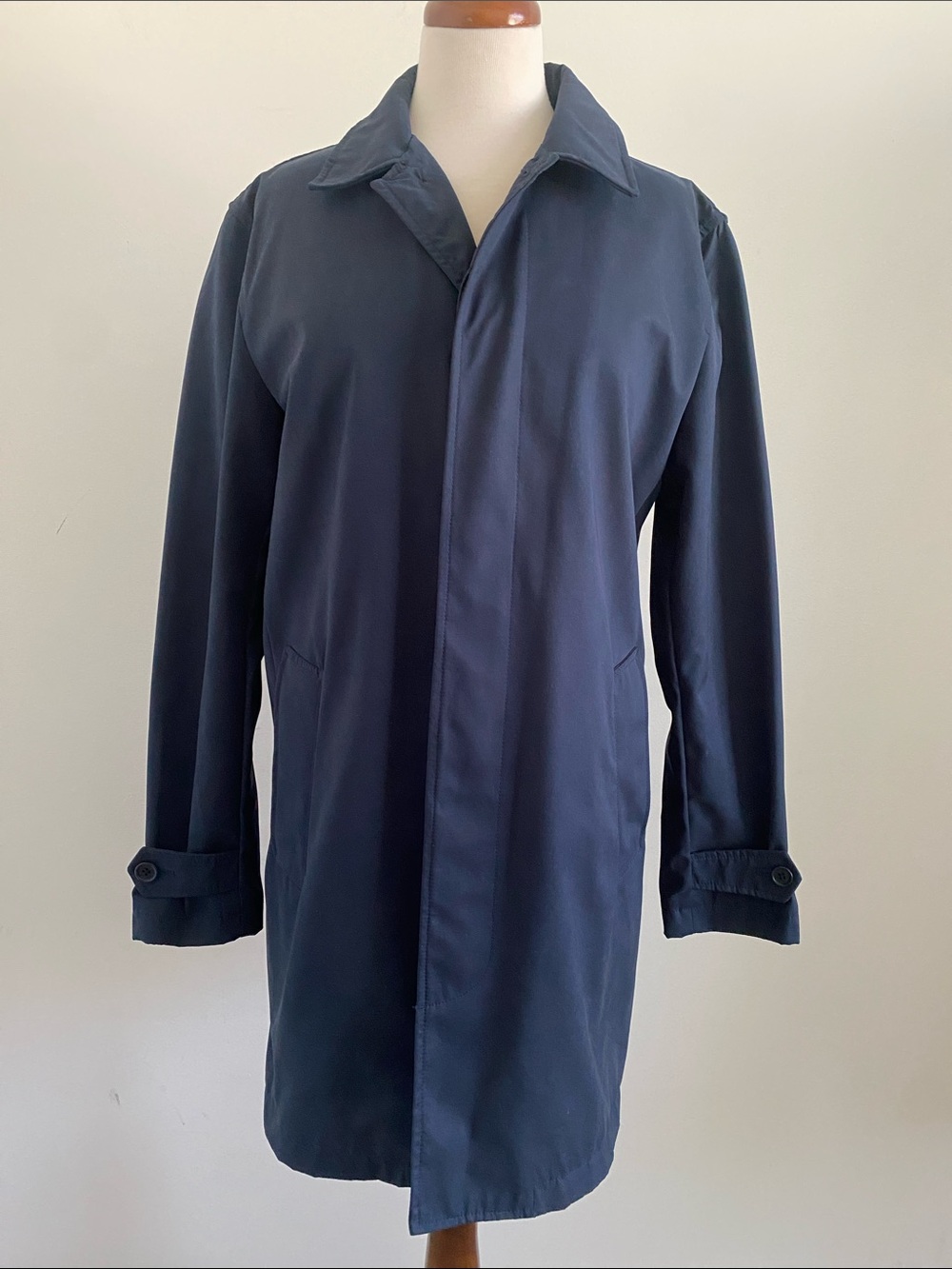 Banana Republic Water Resistant Mac Single Breasted Trench Coat Size Small